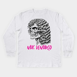 Mac DeMarco Original Fan Artwork Kids Long Sleeve T-Shirt